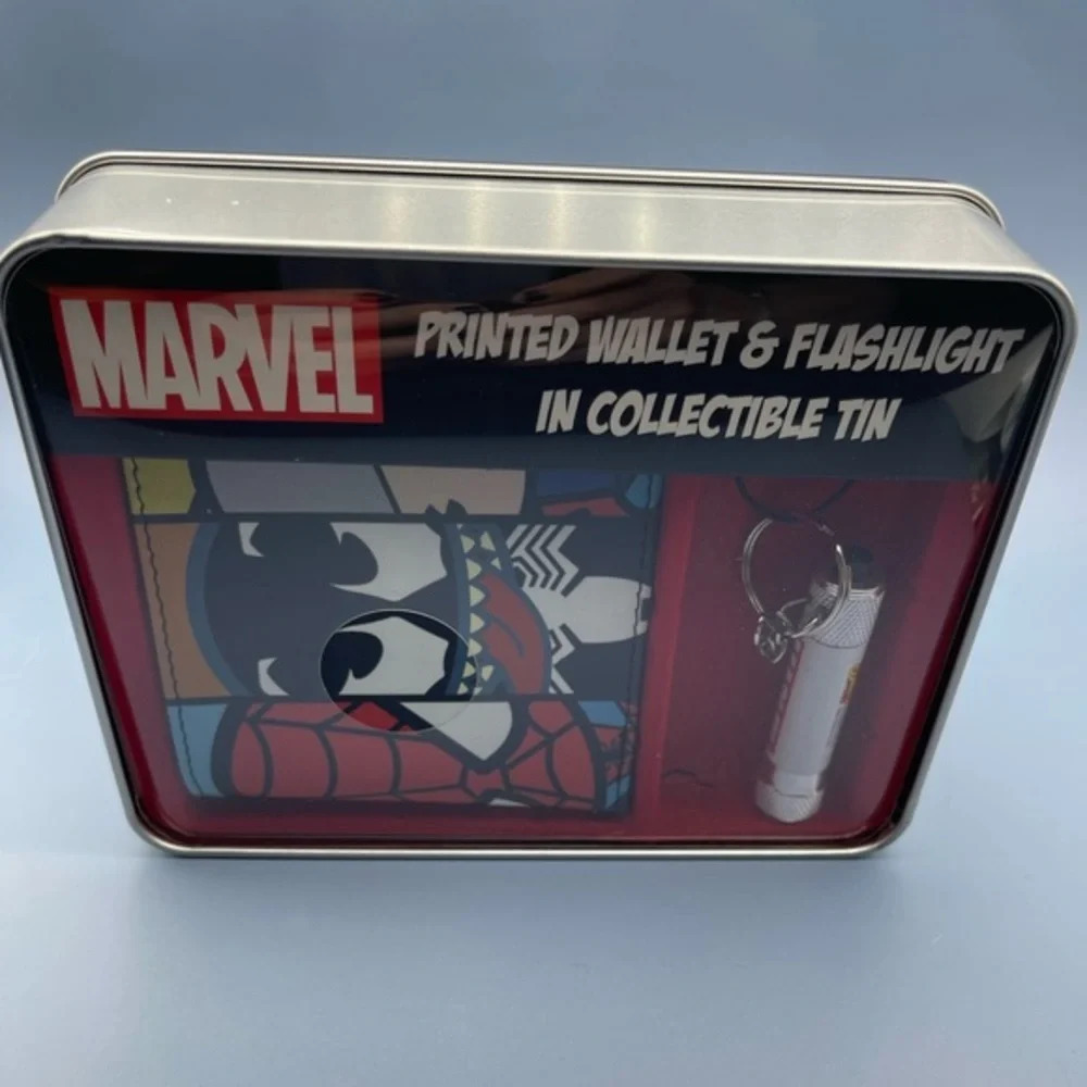 Marvel Kawaii Wallet Set in Collectible Tin